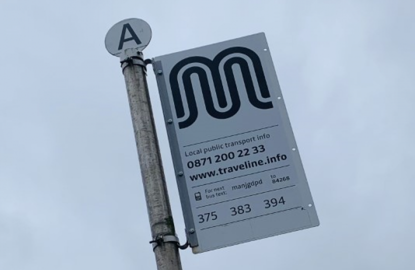 Bus Stop in High Lane