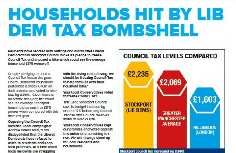 Households Hit With Lib Dem Bombshell