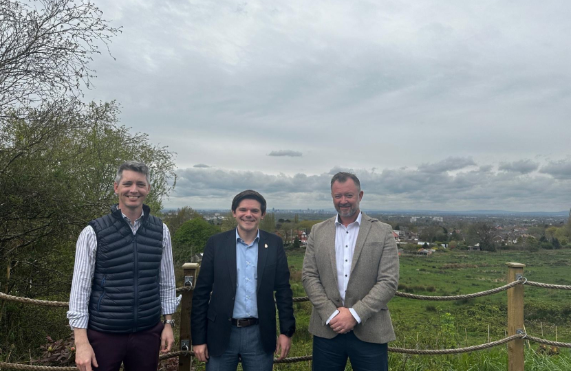 John, Paul, and Neil outside Project RECCE HQ