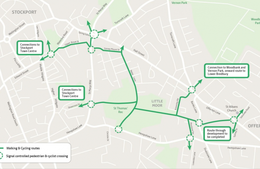 New Route connecting Stockport to Offerton 