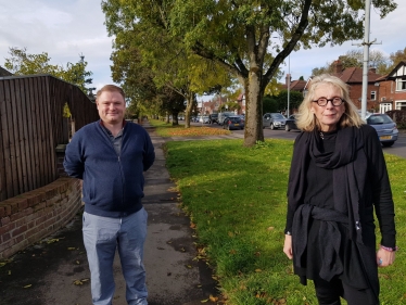 Local Campaigner Oliver Johnstone with GM Mayoral Candidate Laura Evans