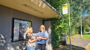 A bus Route between Romiley and Stepping Hill Hospital is a key Priority for Pat