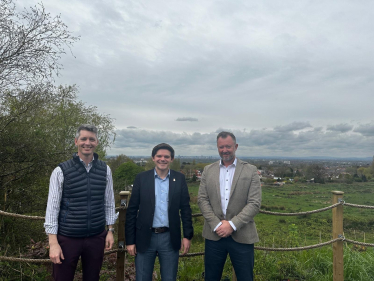 John, Paul, and Neil outside Project RECCE HQ