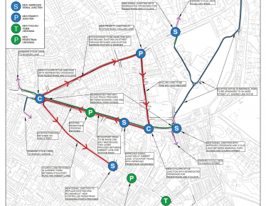 Marple District Centre Walking and Cycling proposal