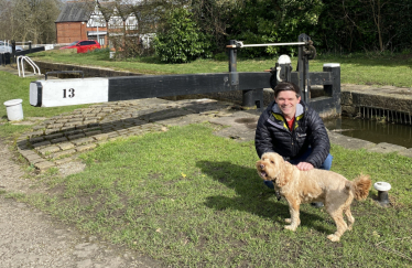 Paul at Marple Locks